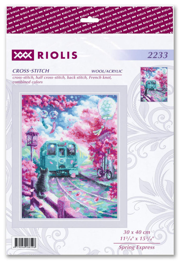 Spring Express R2233 Counted Cross Stitch Kit