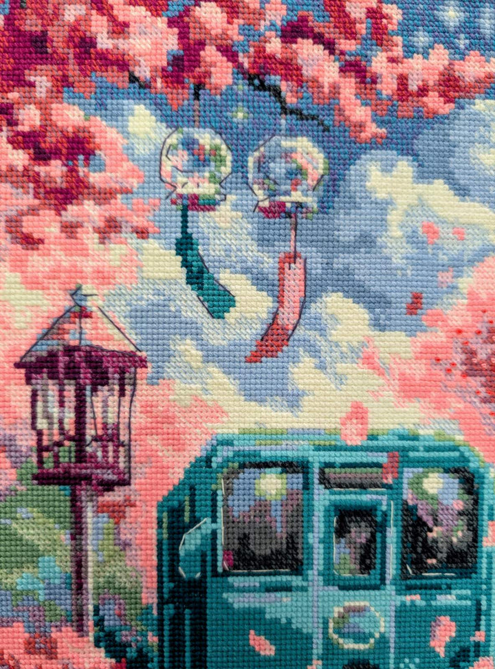 Spring Express R2233 Counted Cross Stitch Kit