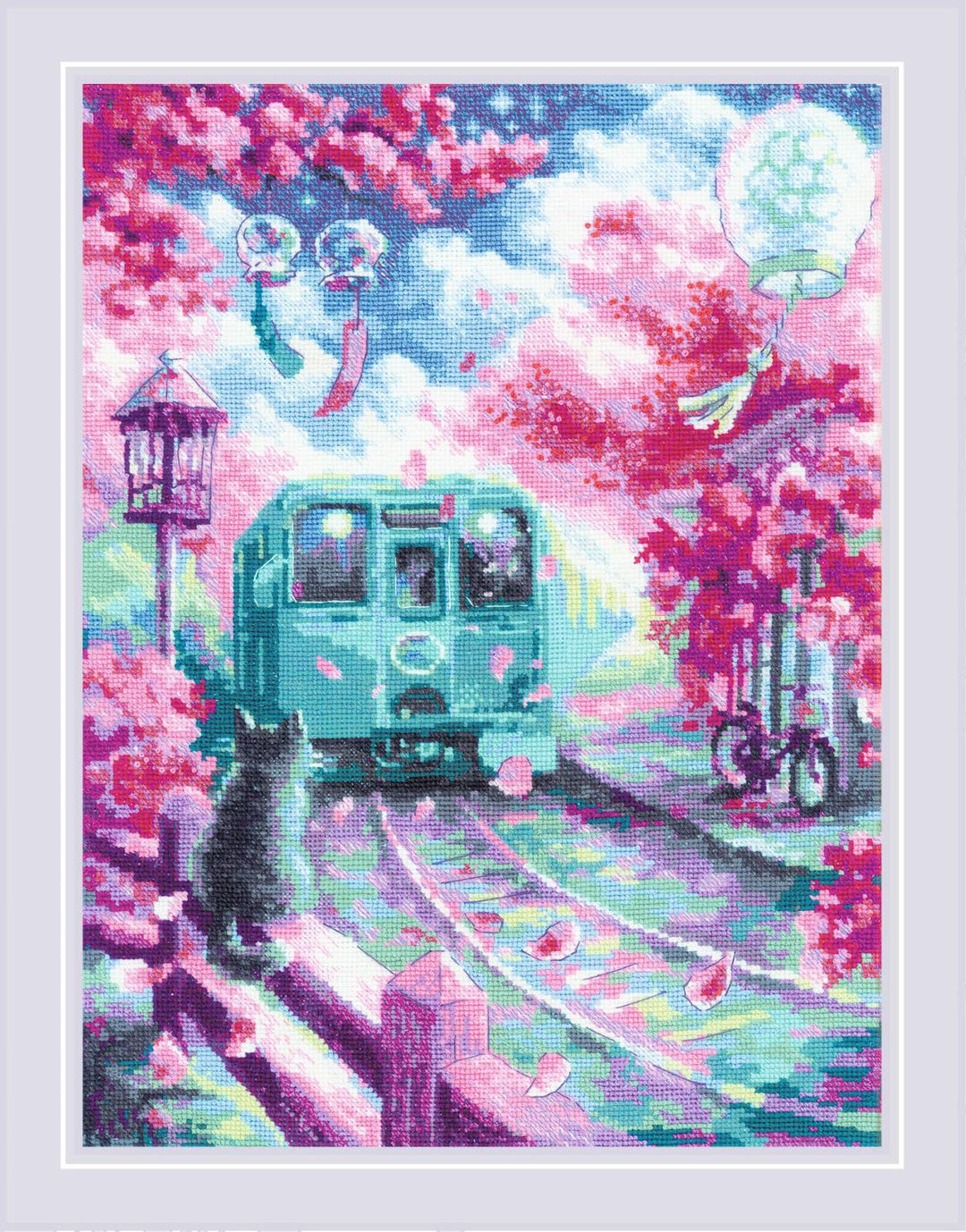 Spring Express R2233 Counted Cross Stitch Kit