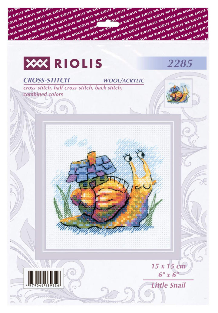 Little Snail R2285 Counted Cross Stitch Kit