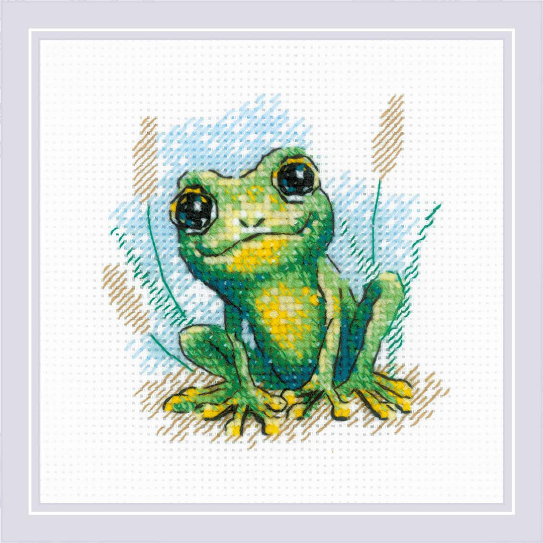 Little Frog  R2286 Counted Cross Stitch Kit