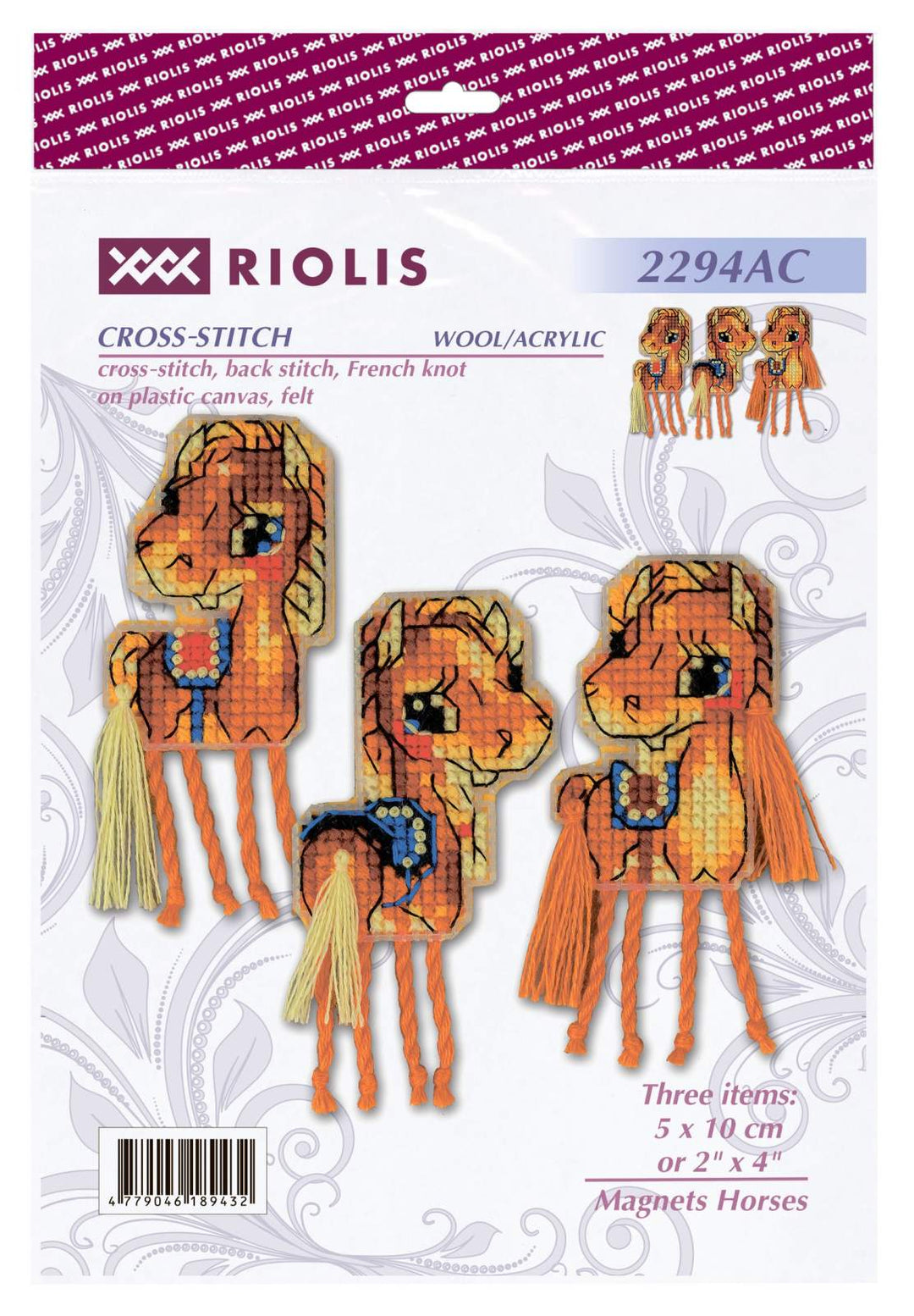 Magnets Horses R2294AC Counted Cross Stitch Kit