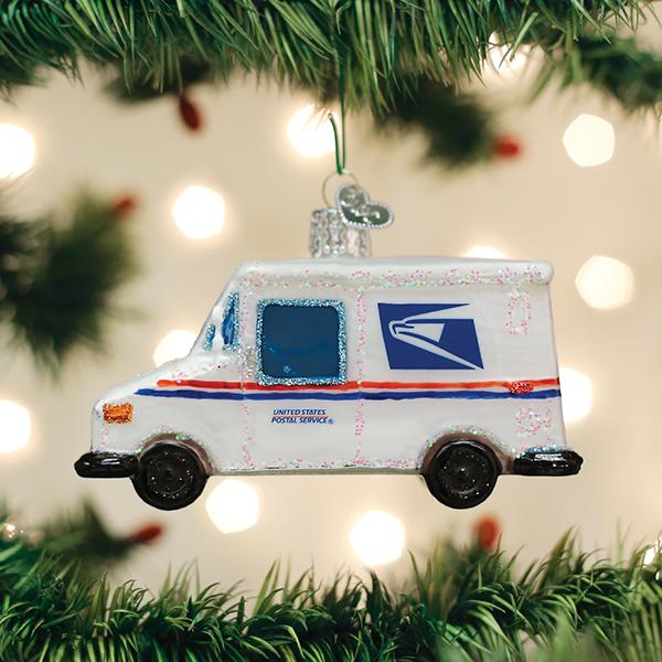 USPS Mail Truck Ornament