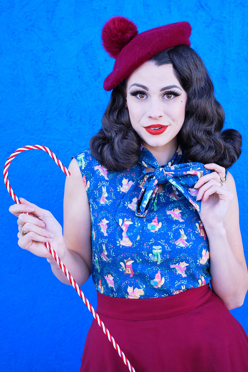 Chilly Days Bow Top - 1X only