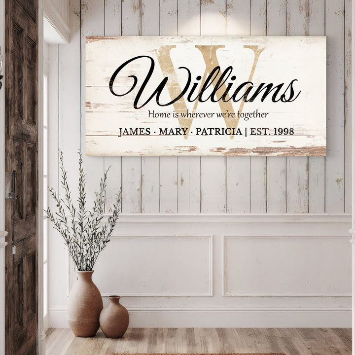 Personalized Family Sign XI