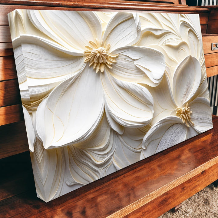 3D Minimalist Flower Wall Art II
