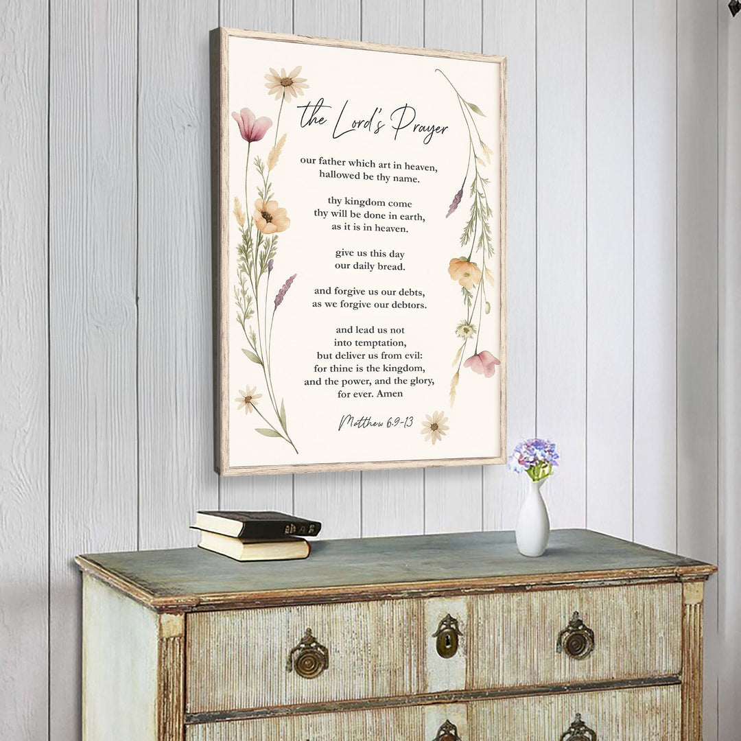 The Lord's Prayer Faith Sign IV