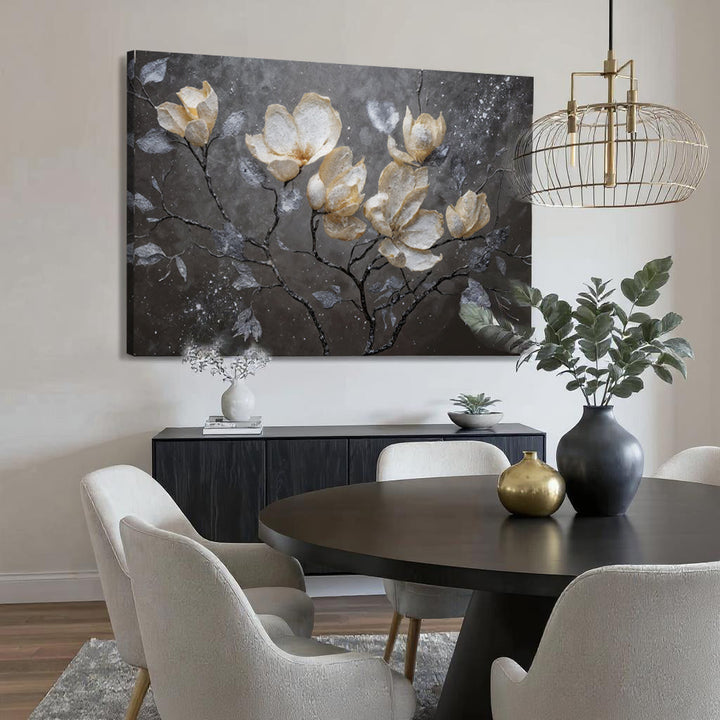 Midnight Magnolias Wall Art