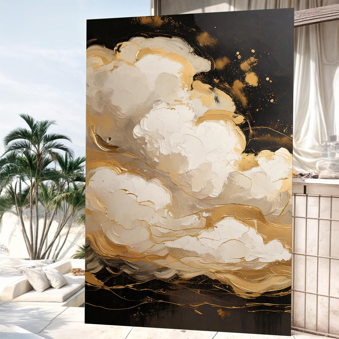 Auric Cloud Abstract Wall Art