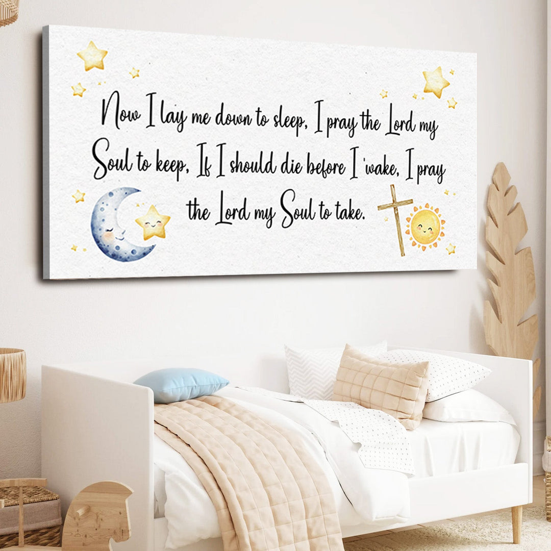 I Lay Me Down To Sleep Faith Sign