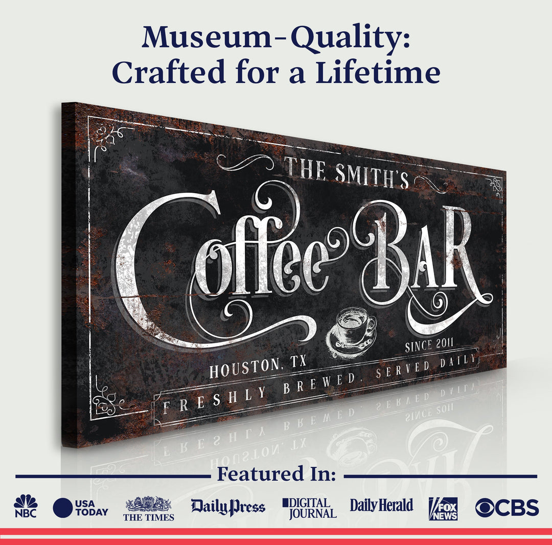 Coffee Bar Sign XI