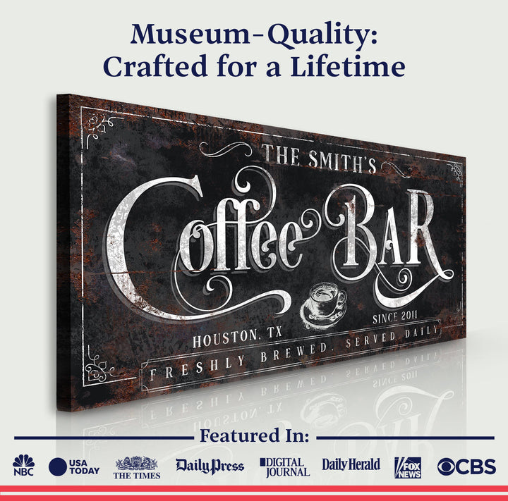 Coffee Bar Sign XI