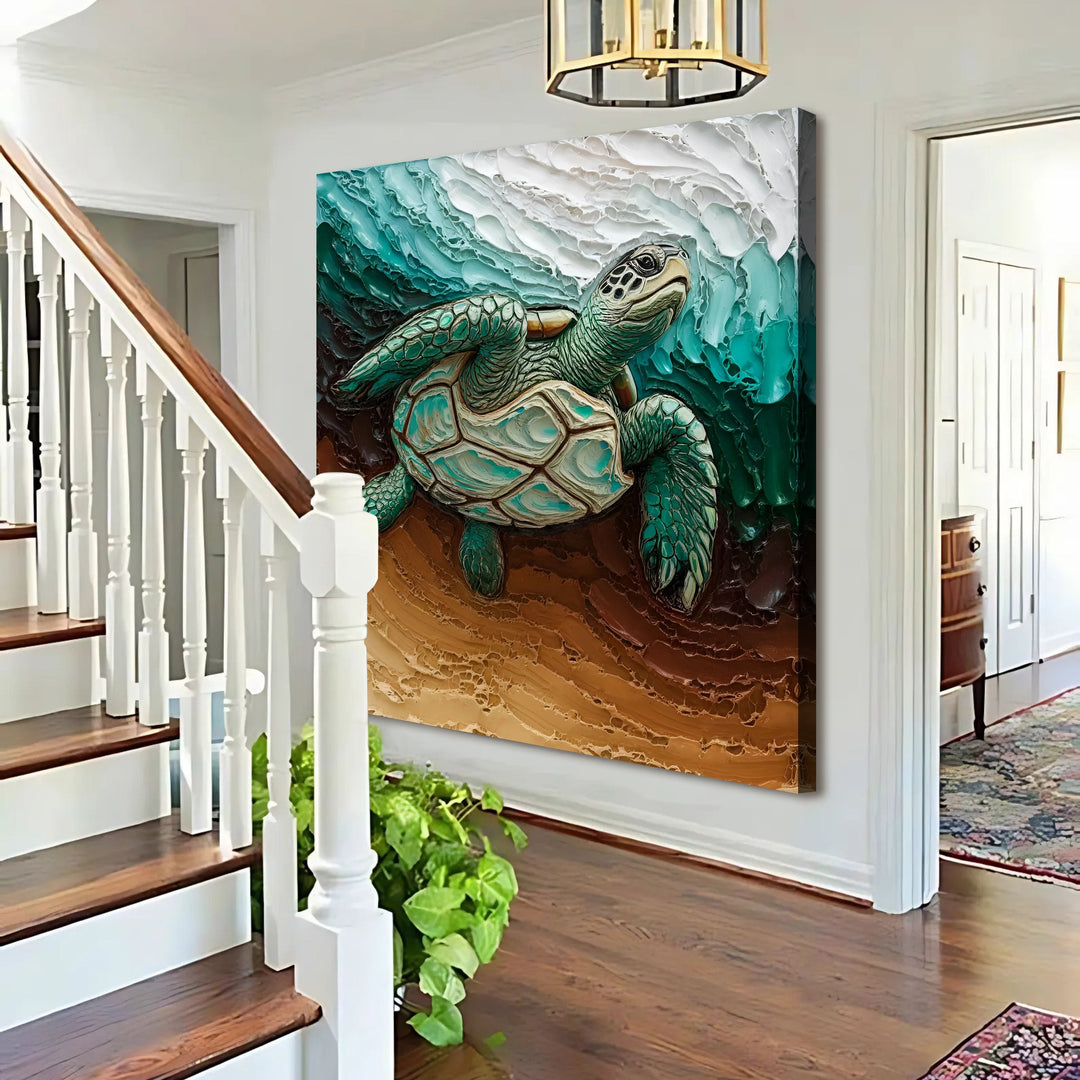 3D Turtle Wall Art