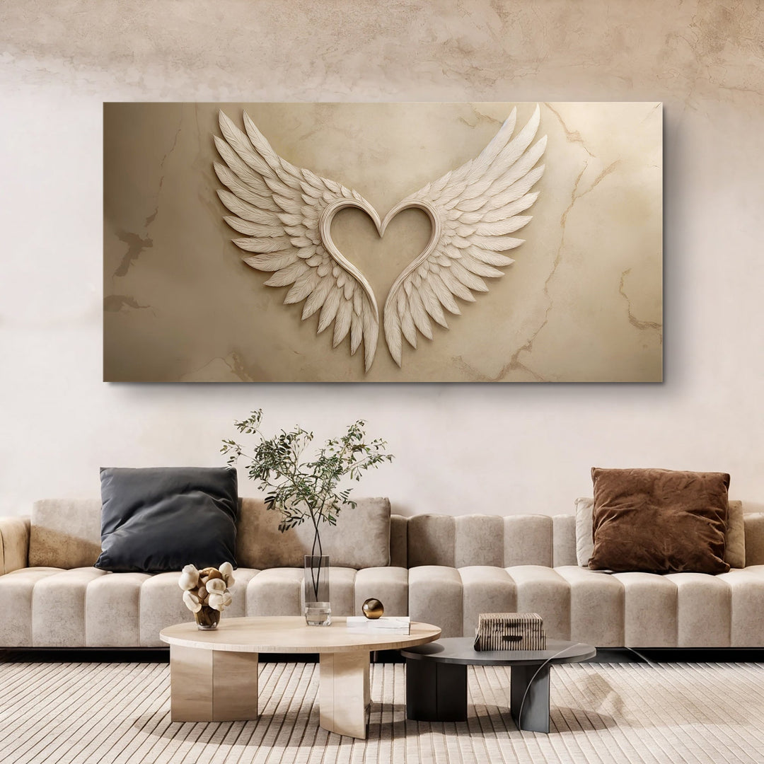 Wings Of Love Abstract Wall Art