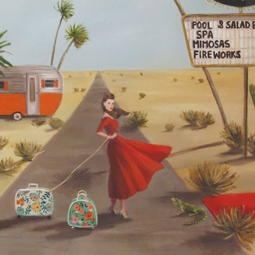 Desert Queen Motel Art Print 8.5"x11"