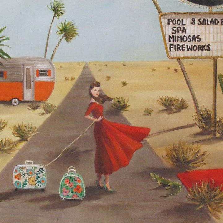 Desert Queen Motel Art Print 8.5"x11"