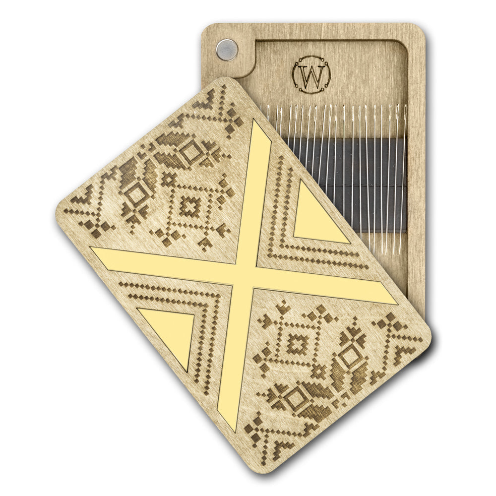 Magnetic Needle Case Rectangular – “Ethnic Pattern” FLZB(N)-194