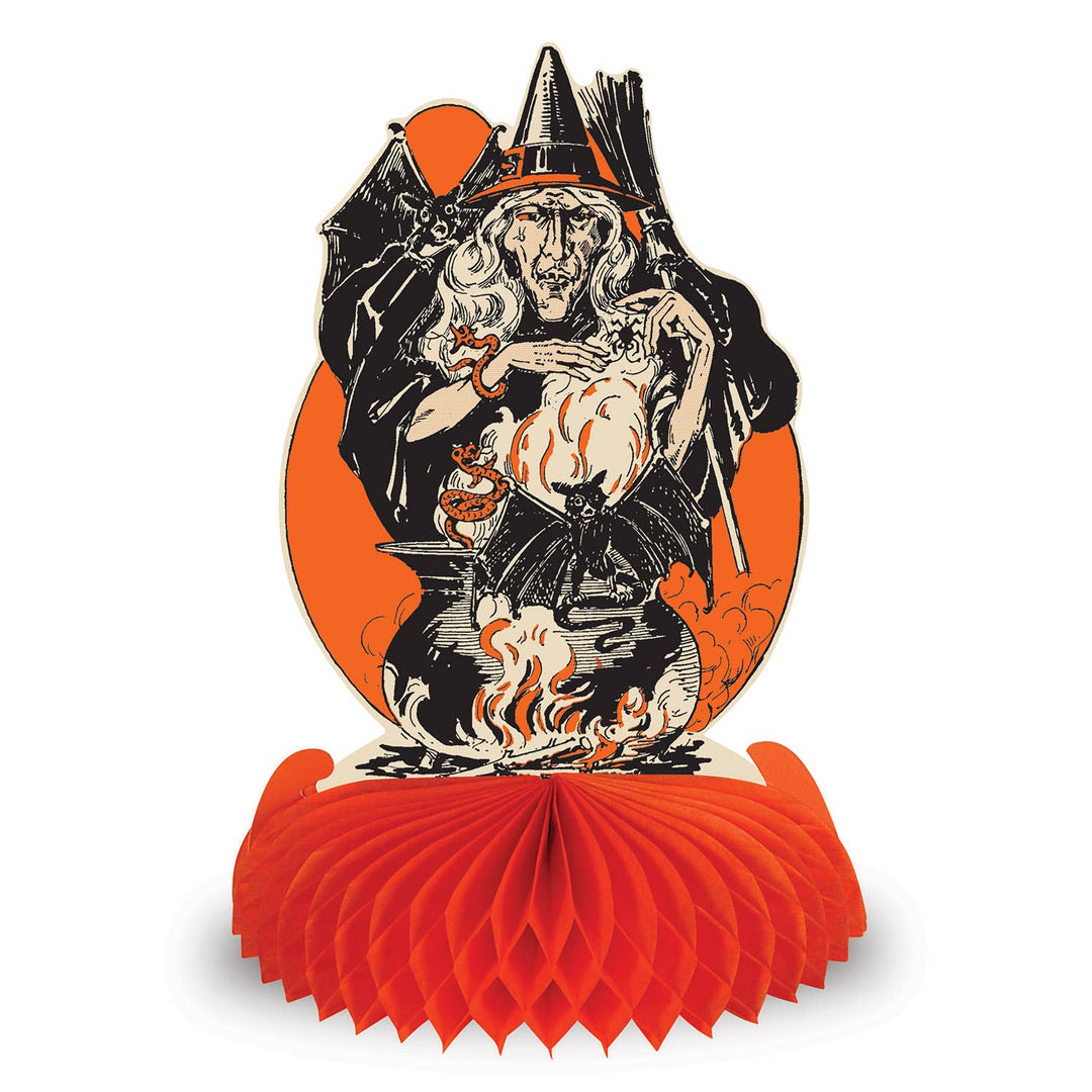 Vintage Halloween Honeycomb Centerpieces Set of 4