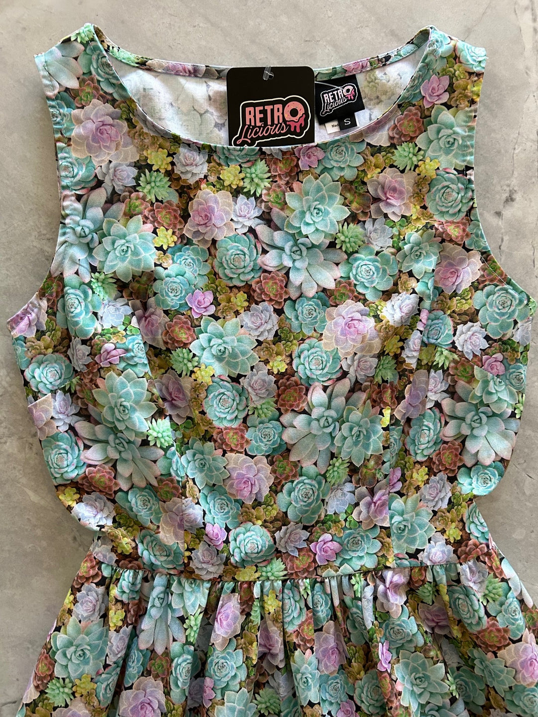 Succulent Vintage Dress