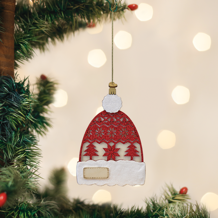 Cozy Cap Surprise Ornament