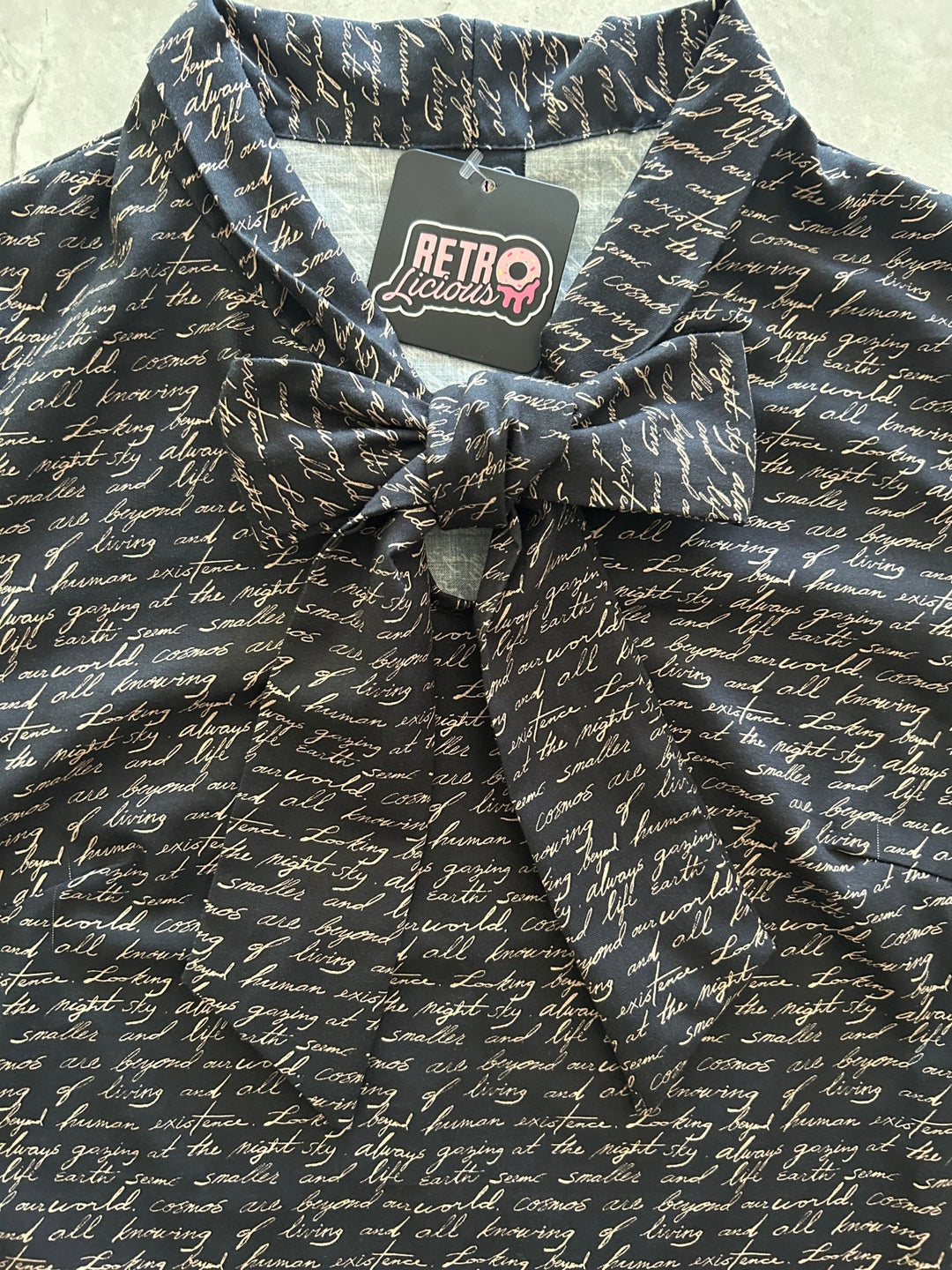 Words Bow Top - 4X only, 1 left!