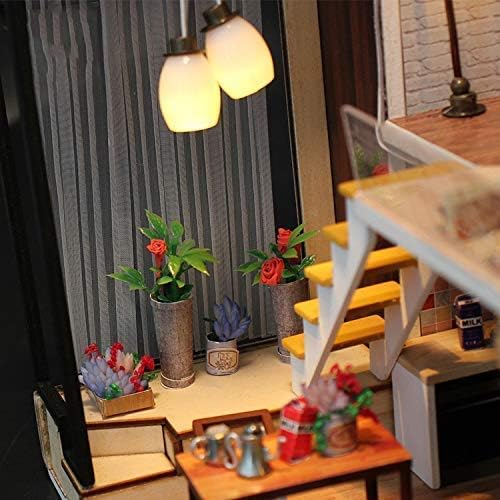 Miniature Wizardi Roombox Kit - New York Flat Dollhouse Kit