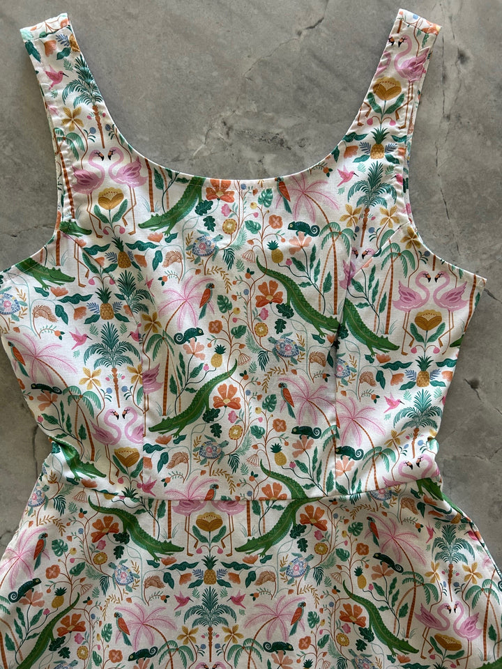 Tropical Skater Dress