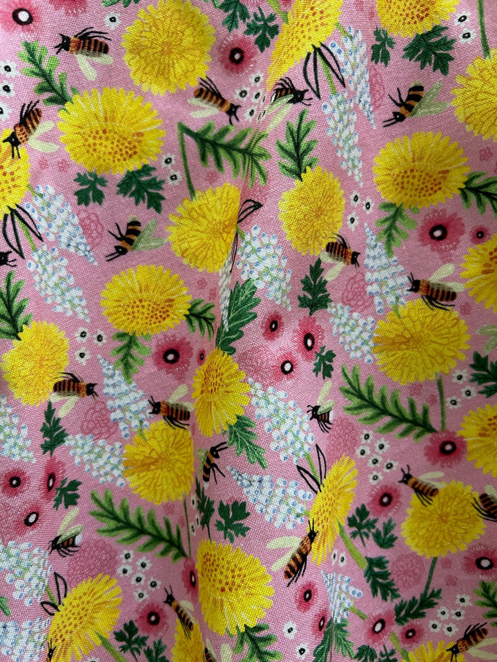 Bees & Dandelions Skater Skirt