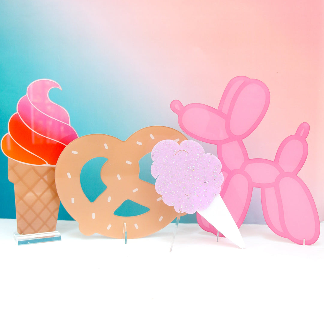 Pink Acrylic balloon dog