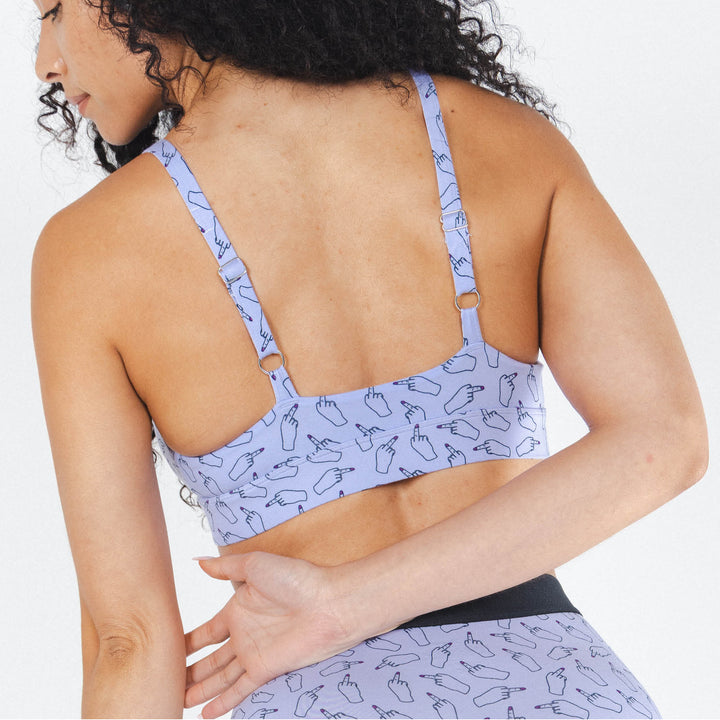 The Little Birdy | Middle Finger Boob Hammock™ Plunge Bralette