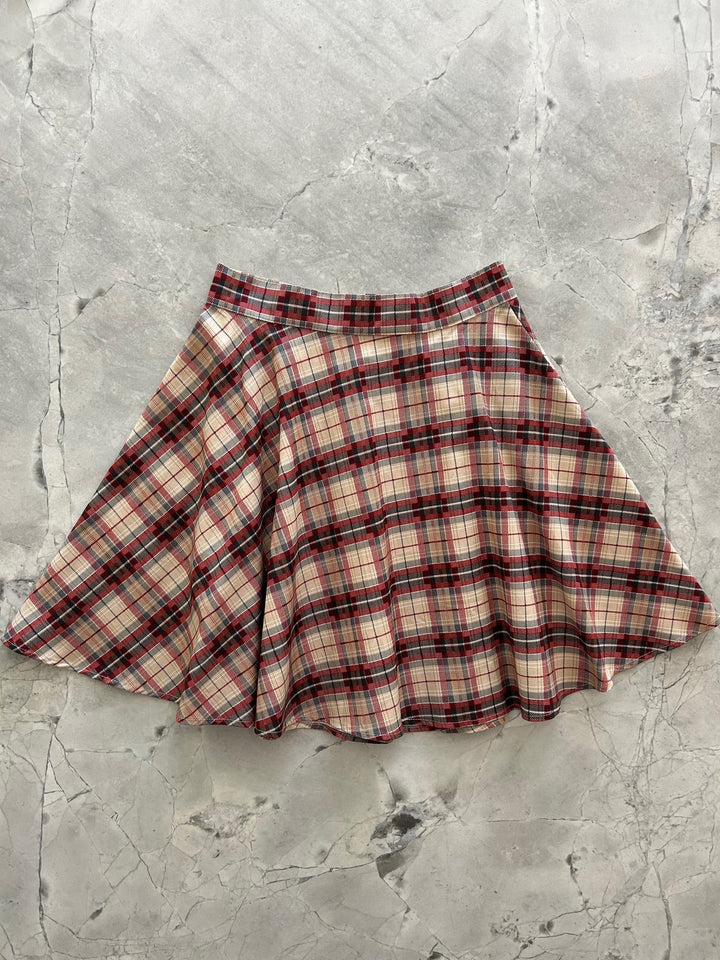 Plaid Skater Skirt