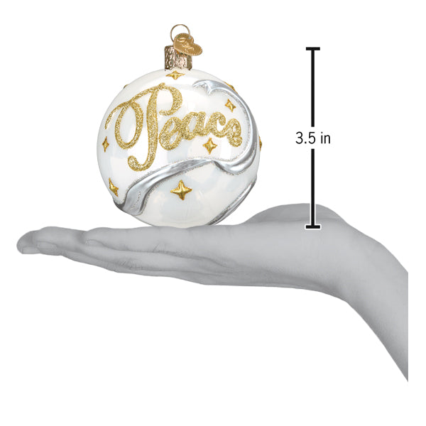 Peace & Joy Round Ornament