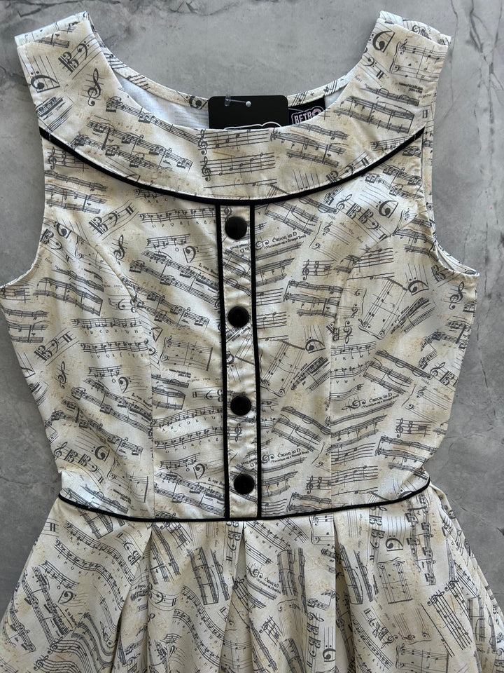 Elizabeth Dress in Music Notes