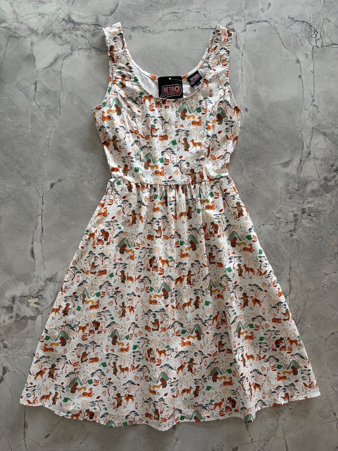 Campsite Fit & Flare Dress