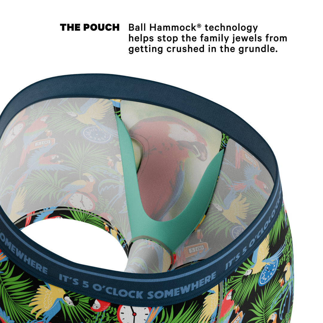 The 5 O'Clock Somewhere | Margaritaville® Ball Hammock® Pouch Trunks Underwear