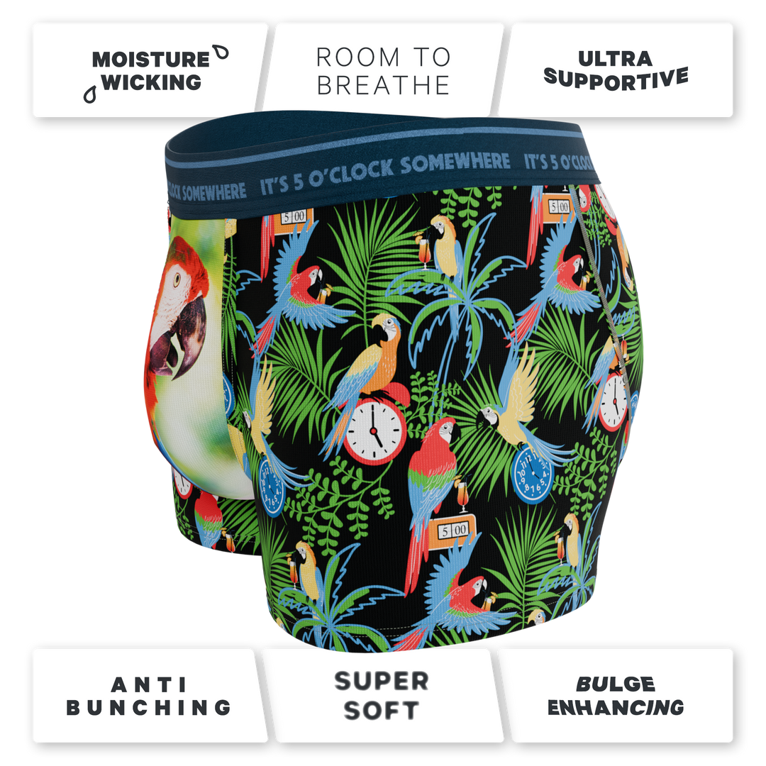 The 5 O'Clock Somewhere | Margaritaville® Ball Hammock® Pouch Trunks Underwear