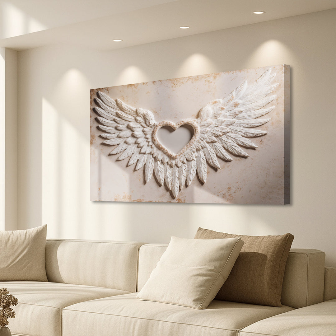 Wings of Love Abstract Wall Art II