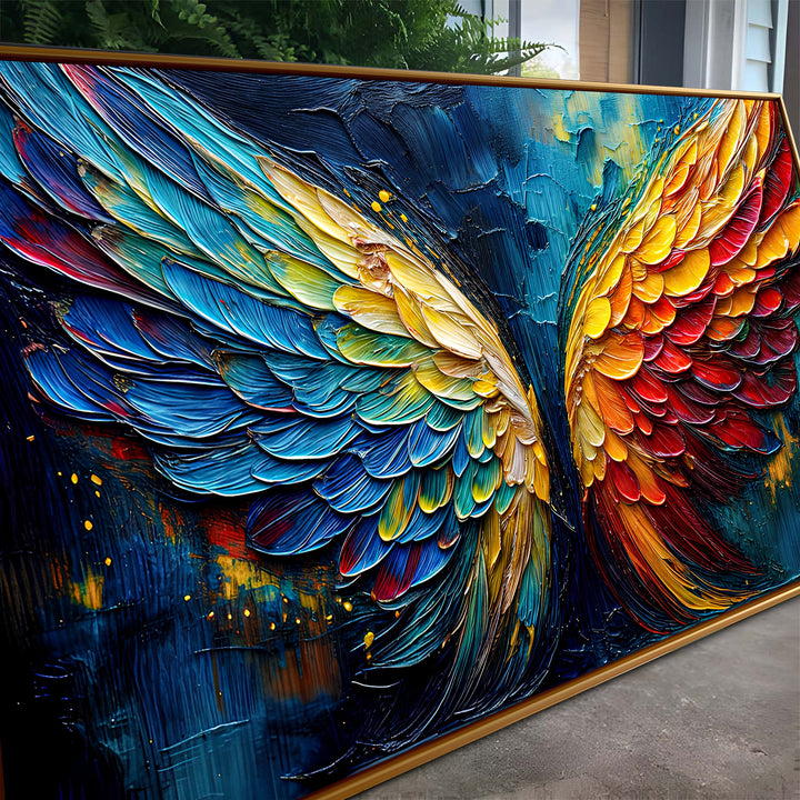Wings of Fire Impasto Wall Art