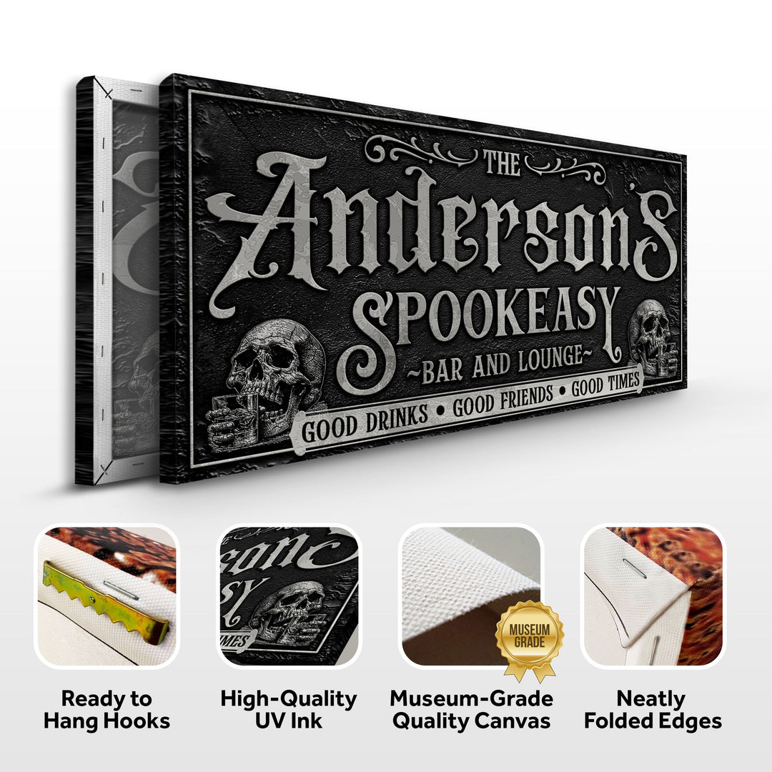 Personalized Spookeasy Bar Sign II