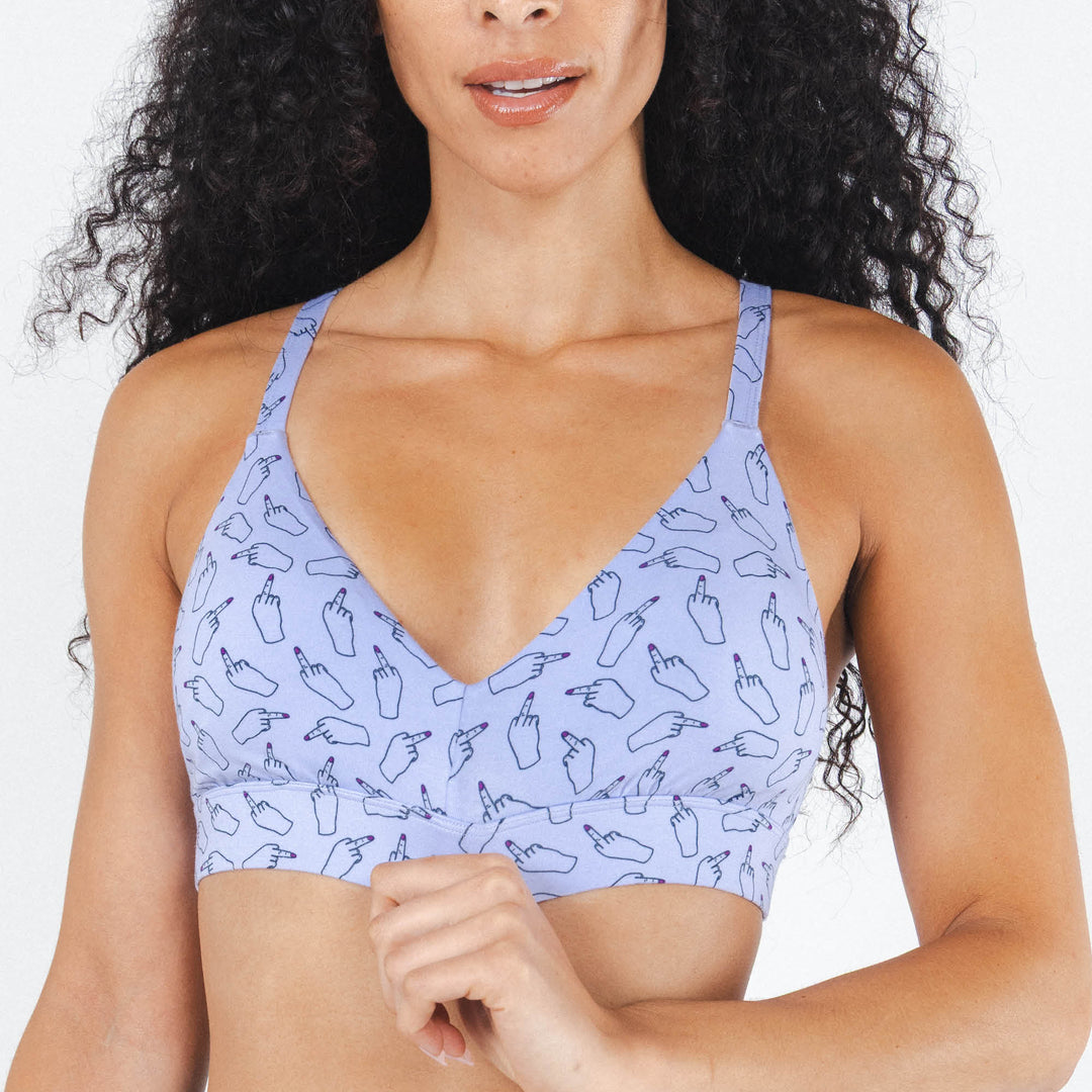 The Little Birdy | Middle Finger Boob Hammock™ Plunge Bralette
