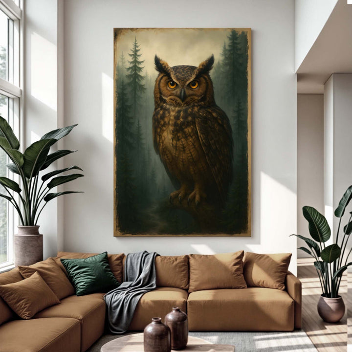Watcher Of The Woods Owl Wall Art