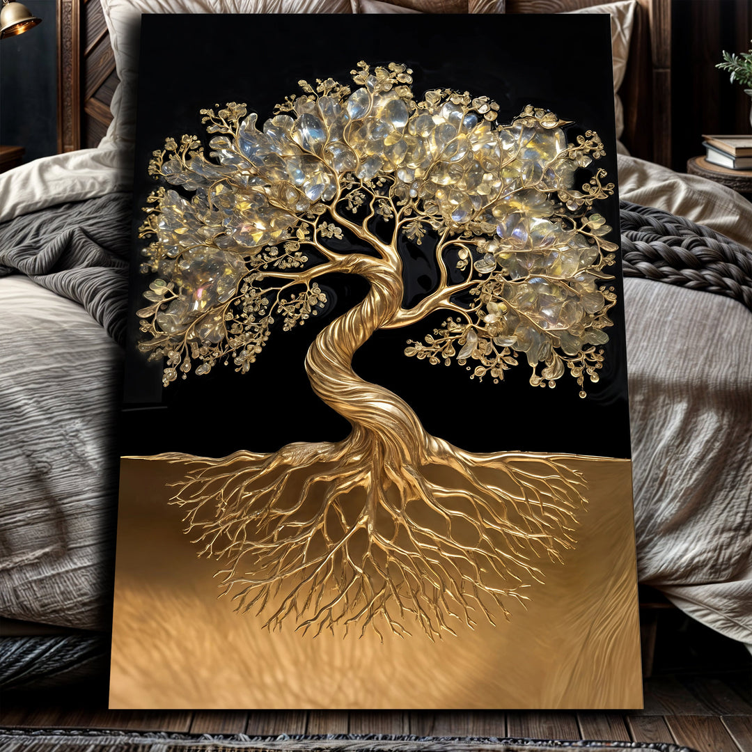 3D Minimalist Tree of Life Wall Art