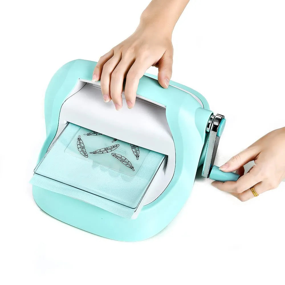 Die Cutting & Embossing Machine Combo Opening with 2 Cutting Pads for Craft & Arts