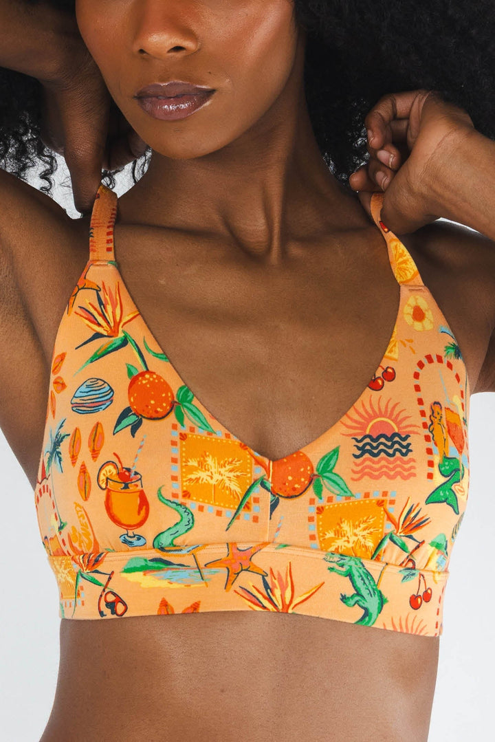 The Sunshine State | Creamsicle Summer Boob Hammock™ Plunge Bralette
