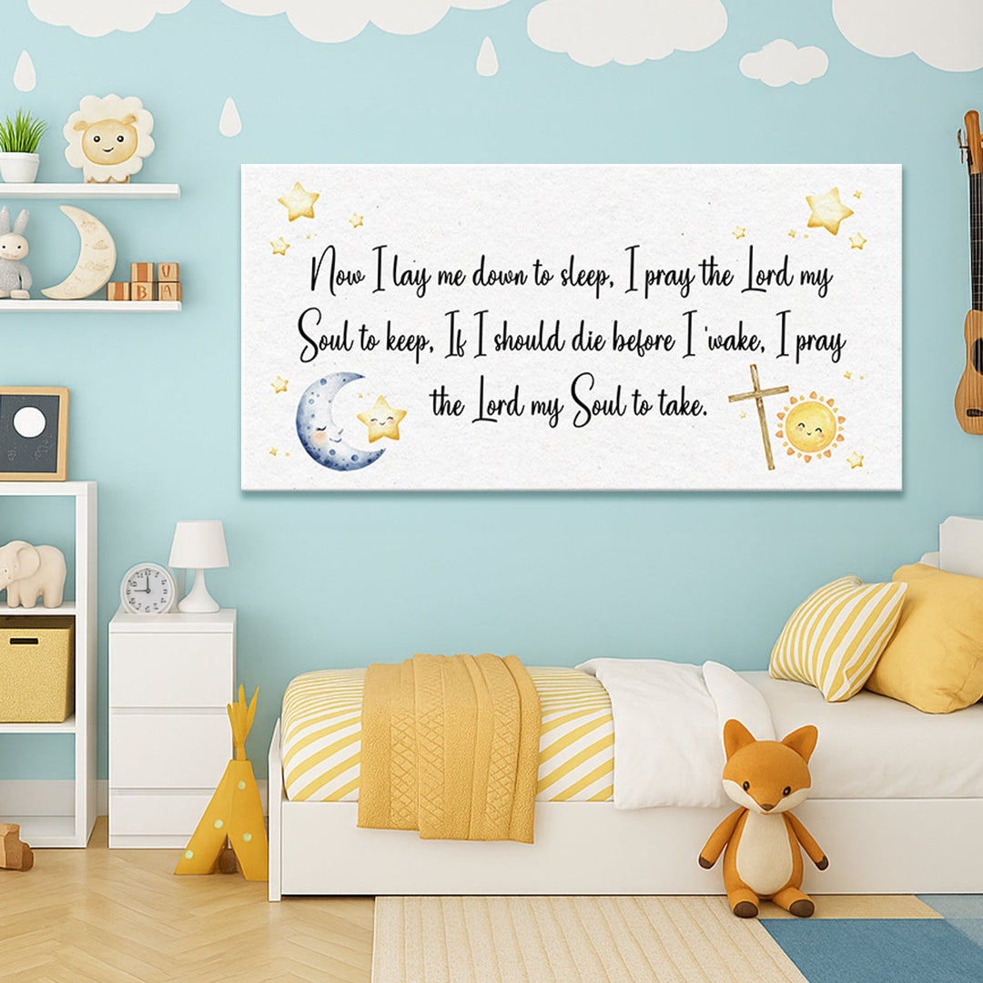 I Lay Me Down To Sleep Faith Sign