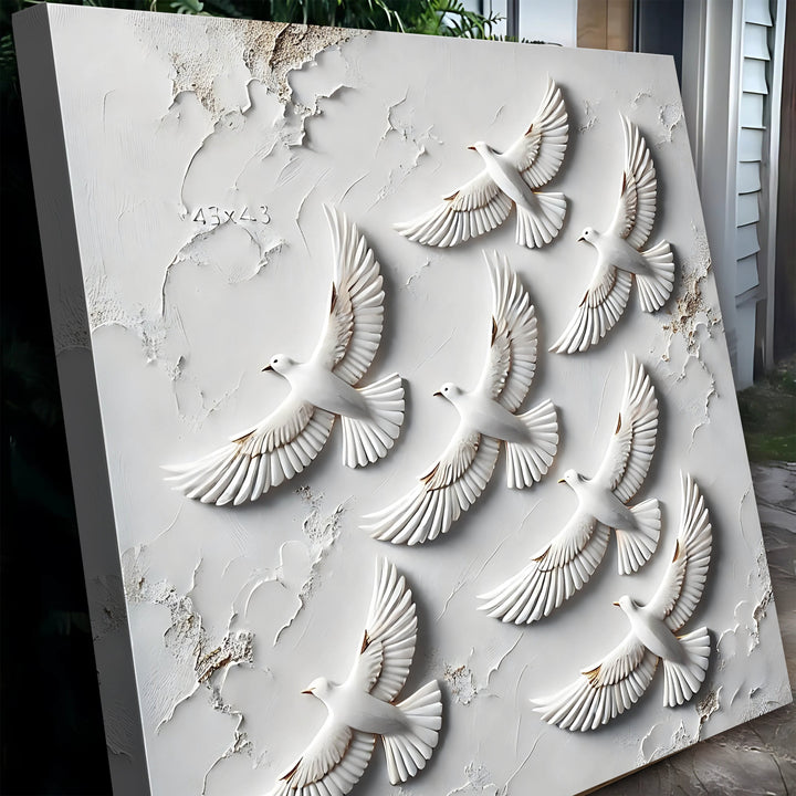 3D Birds Wall Art
