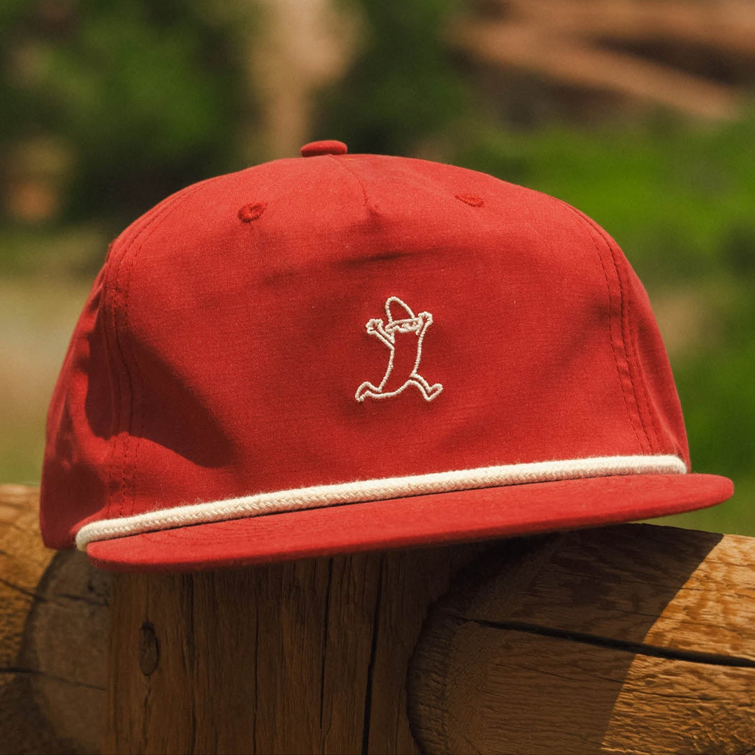 The Peel Out | Cardinal Red Banana Snapback Hat