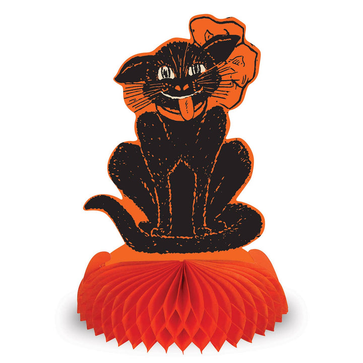 Vintage Halloween Honeycomb Centerpieces Set of 4