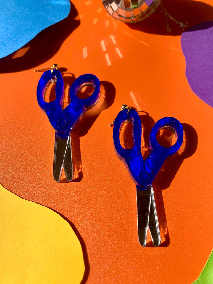 Scissors Acrylic Earrings