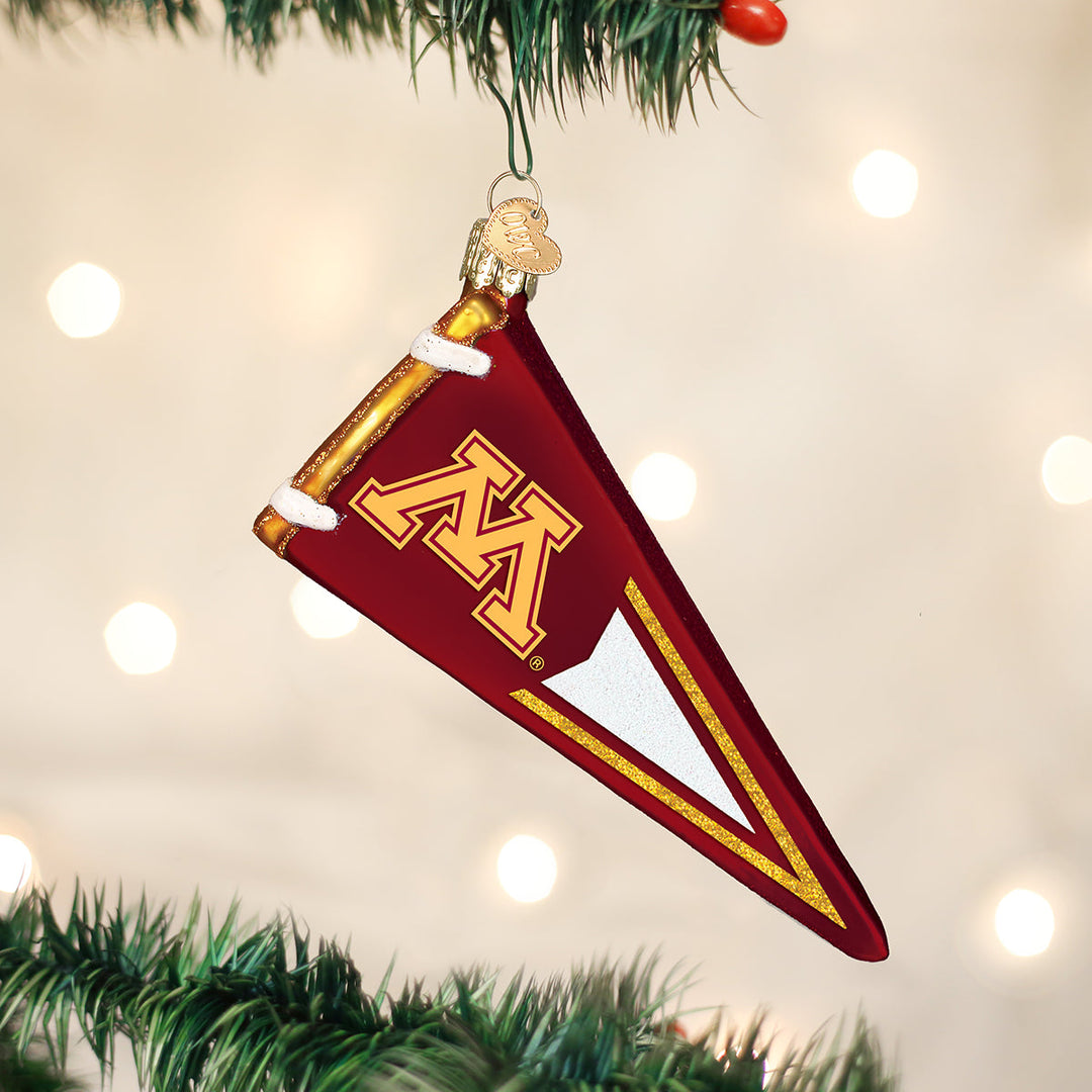 Minnesota Pennant Ornament